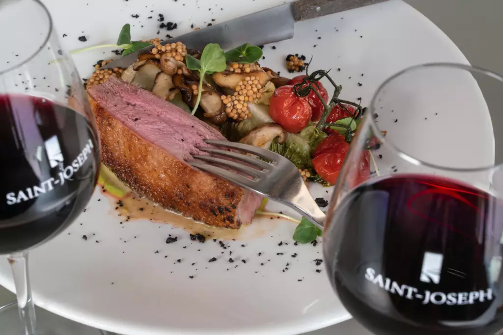 Photos culinaires : Association mets et vins - Syndicats des vins Saint-Joseph 4 Resultat 1 1024x683