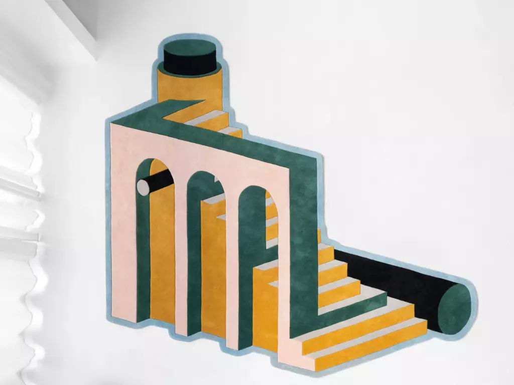 Photographe publicité et produits : mise en valeur des tapis du designer AdriAn Blanc Ooshot Pondy Studio BD 1 Resultat 1024x768