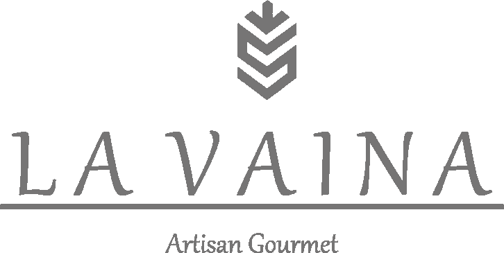 Logo de la pâtisserie La Vaina (Lyon 6è - Rhône) en gris sur fond transparent